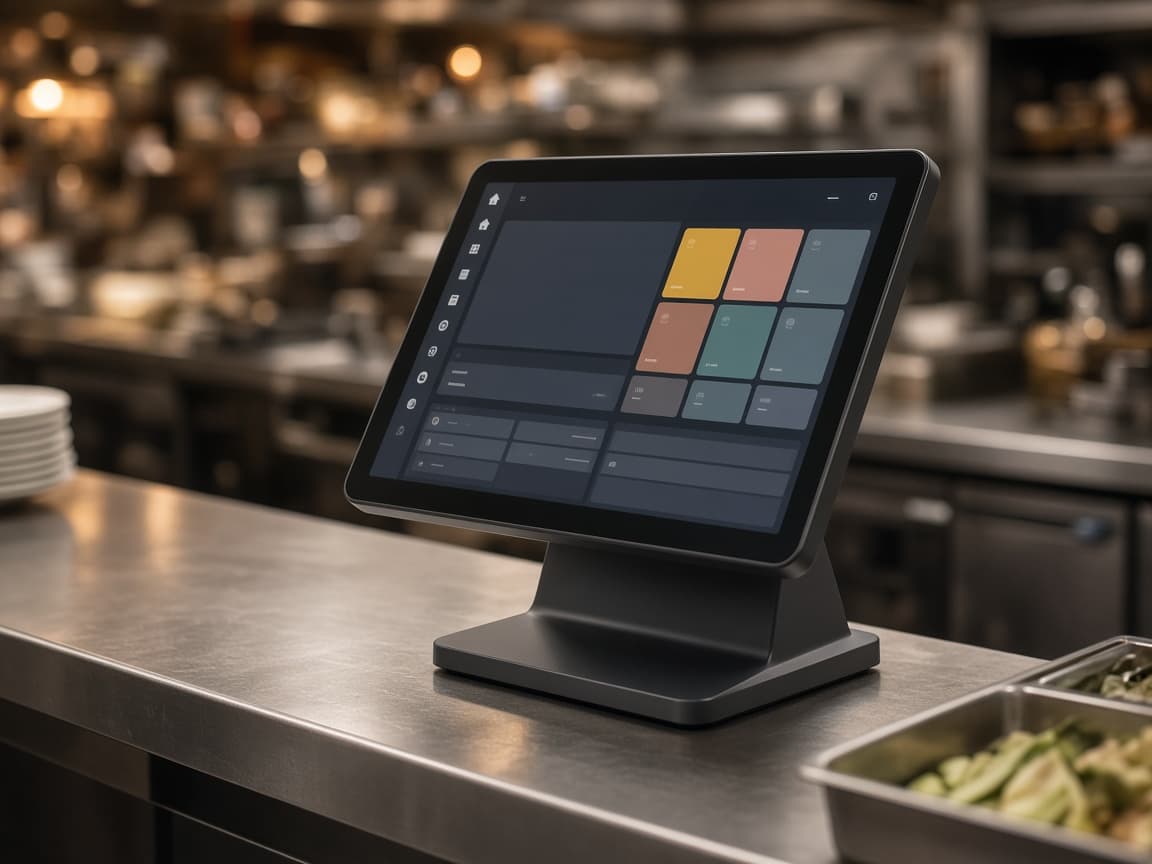 Order Karu POS on a restaurant counter